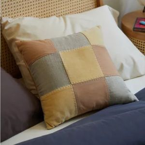 Urban Renewal Recycled Neutral Check Throw Pillows Set of 2